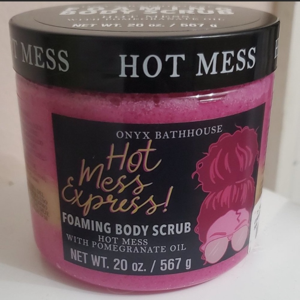 Hot Mess Express Foaming Body Scrub w/ Pomegranate Oil